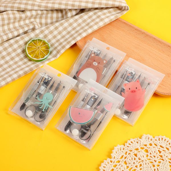 

stainless steel 5-piece clipper set decoration nail scissors manicure tools