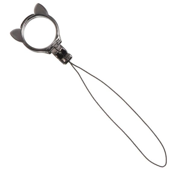 

cell phone mounts & holders 1pc hanging rope novel lanyard with finger buckle (silver)