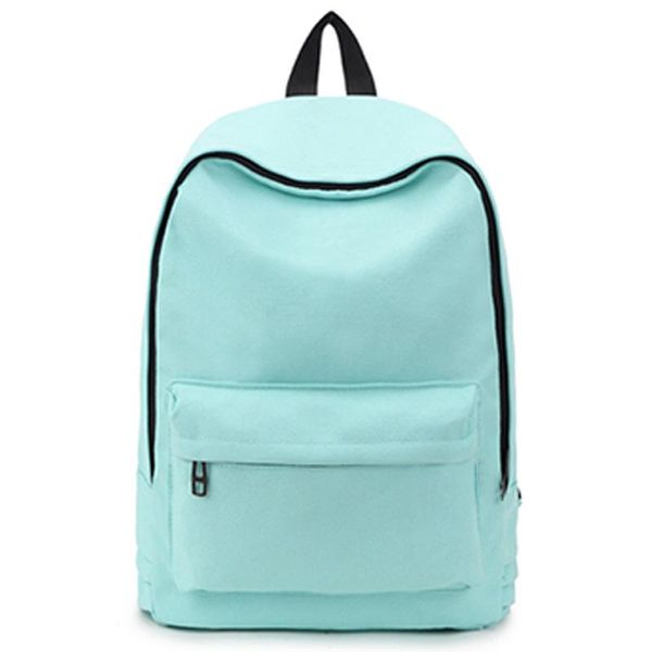 

outdoor bags canvas bag fashion casual solid color female cloth travel school wind