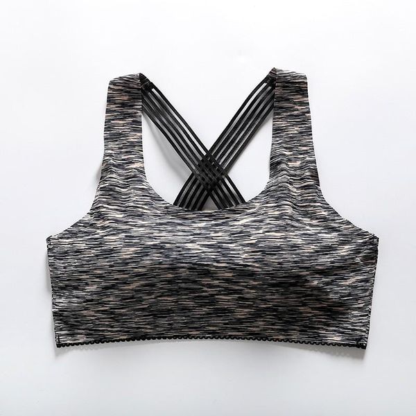 

girls underwear sports bra professional shockproof breathable without steel ring peace of mind running vest yoga clothes outfit