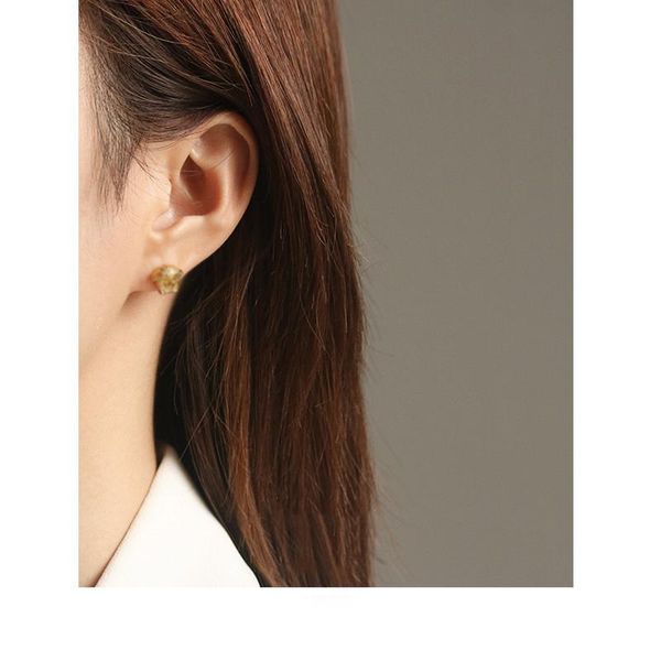 

stud earrings, Golden;silver