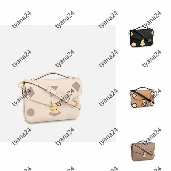 

women shoulder bag messenger bags m44876 crossbody fashion all-match solid color ladies retro classic old flower atmosphere multicolor fashi