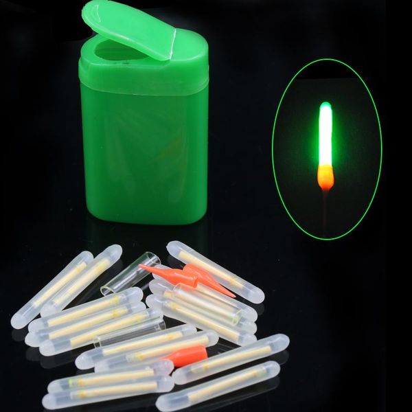 

fishing accessories 15pcs 4.5x36mm night float light fish fluorescent glowing stick luminous lights