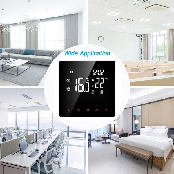 

smart home control digital app programmable heating thermostat temperature screen convenience practical durable fashion