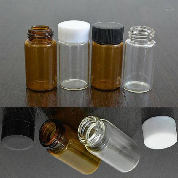 

storage bottles & jars 2ml/3ml/5ml clear brown small glass essential oil bottle thin perfume vials sample test