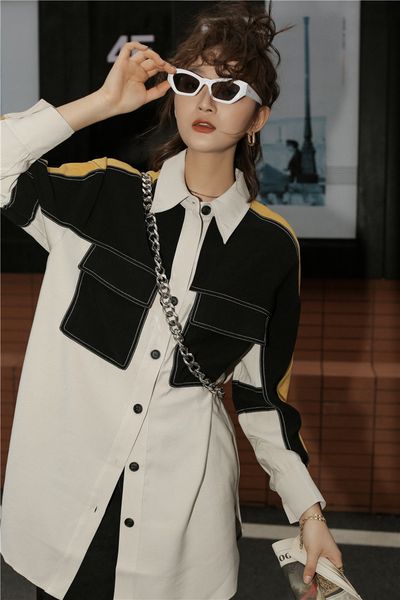 

korean style women shirts spring new ladies blouses and wild cotton casual long sleeve women clothing 210421, White
