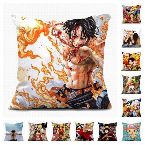 

pillow case anime one piece christmas gift trafalgar law sofa custom decorative cushion covers home bedding diy pillowcase b18