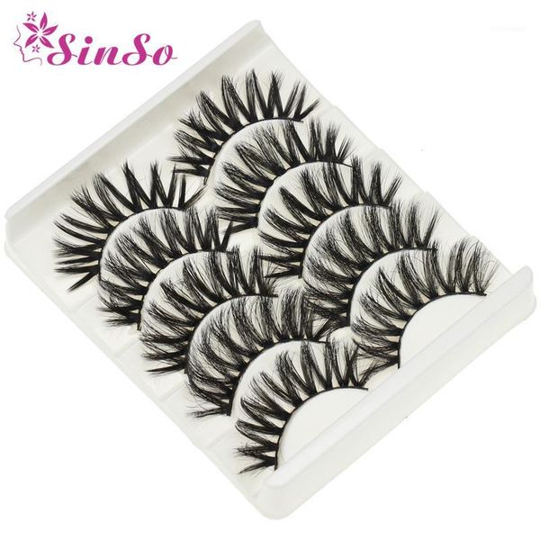 

pairs luxurious mink hair false eyelashes 1 box natural long 3d lashes hand made makeup tool1