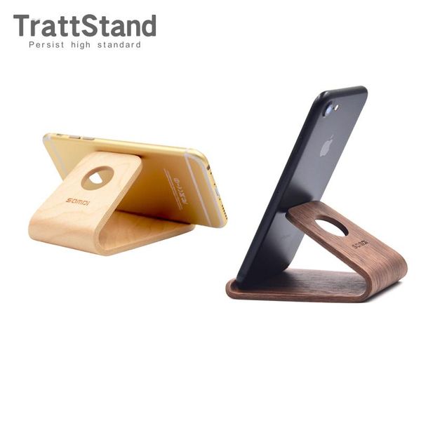 

universal stand holder wooden walnut birch mobile phone wood tablets keeper for android smart accessories cell mounts & holders