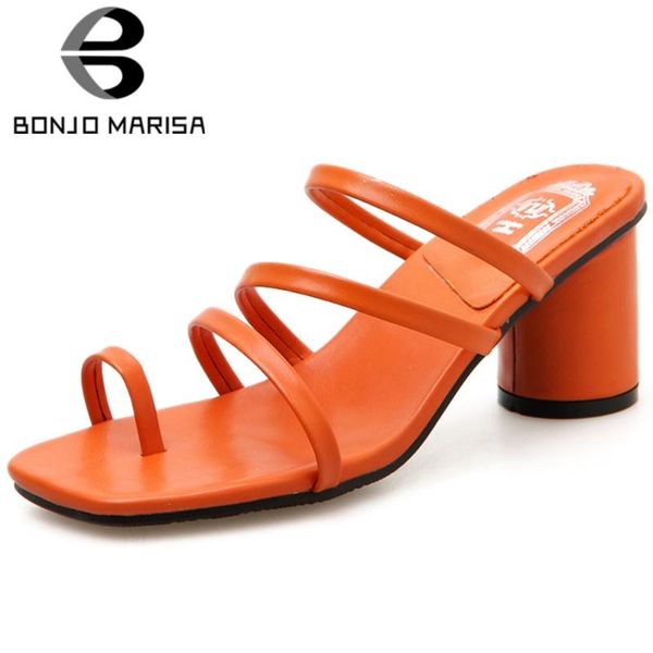 

dress shoes bonjomarisa elegant summer concise breathable high pumps women 2021 chunky heels woman, Black