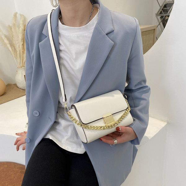 

messenger bagslock summer texture women's 2021 small square fashion chain single shoulder messenger bag