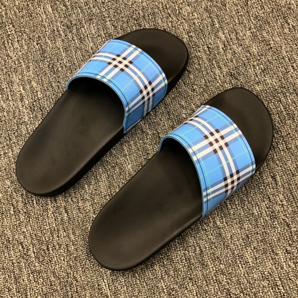 

2021 woman/man sandal slippers sandal beach causal men women slipper flat shoes slide eu:35-45 with box, Black