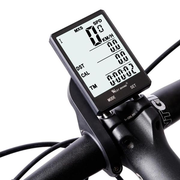 

bike computers west biking bicycle computer rainproof waterproof wireless wired mtb cycling speedometer odometer satch