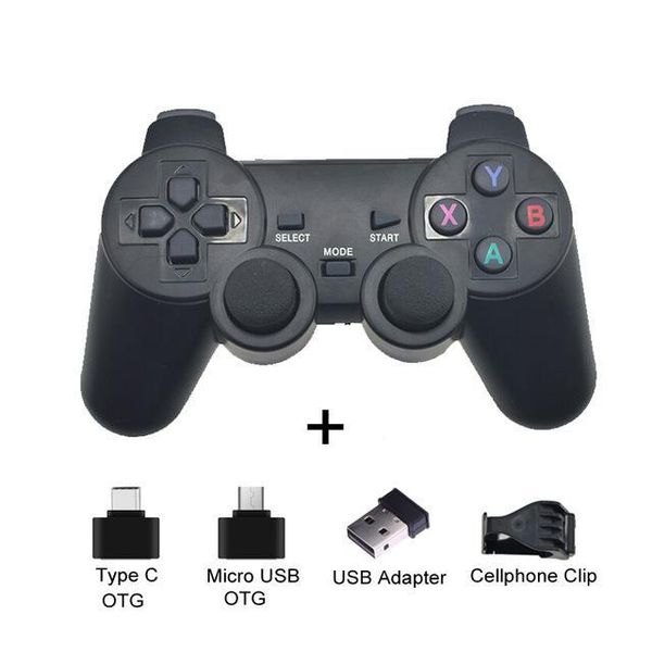 

game controllers & joysticks 2.4g wireless gamepad controller for ps3 android phone joystick tv box pc