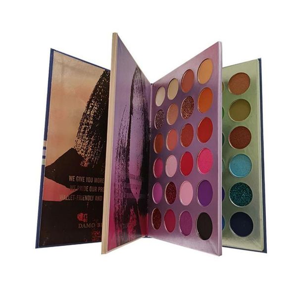 

eye shadow 72-color matte eyeshadow palette book pearlescent multicolor glitter pallete pigment shiny e l0y0