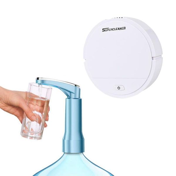 

gallon water bottle dispenser, automatic drinking jug dispenser with robot vacuum cleaner wet sweeper cleaners