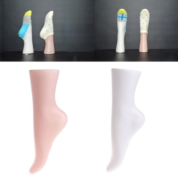 

jewelry pouches, bags female plastic foot display mannequin holder, Pink;blue
