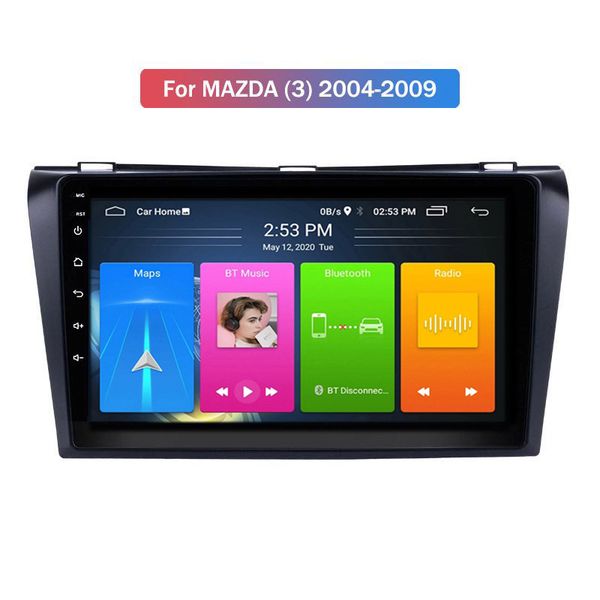 

touch screen android 1+16g car dvd player for mazda (3) 2004-2009 auto radio gps navigator