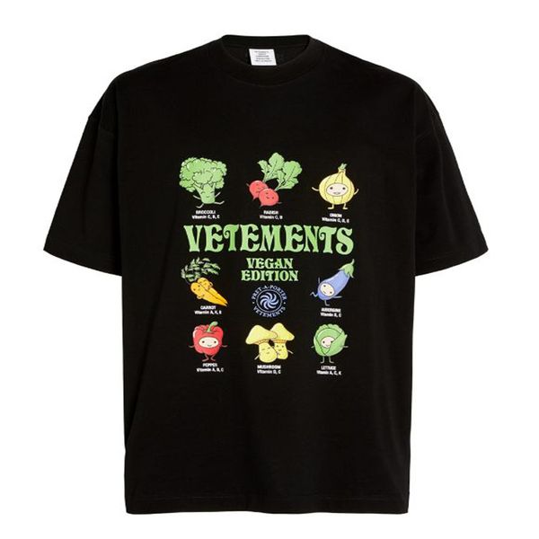 

multicolor graphictext print tee vtm oversize, White;black