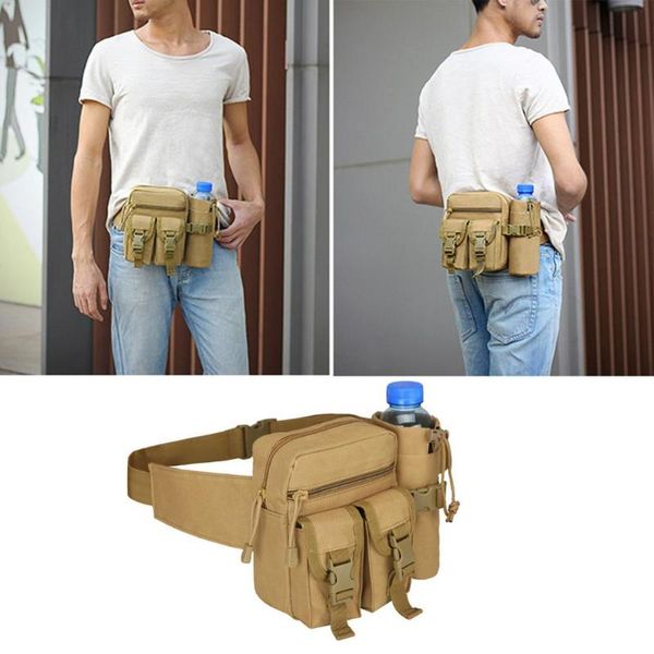 

outdoor bags tactical pouch military men hip waist belt bag small pocket running travel camping phone case