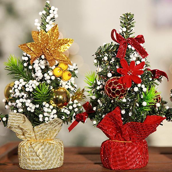 

christmas decorations tree hanging mini deskornaments artificial xmas home party supplies festival table miniature
