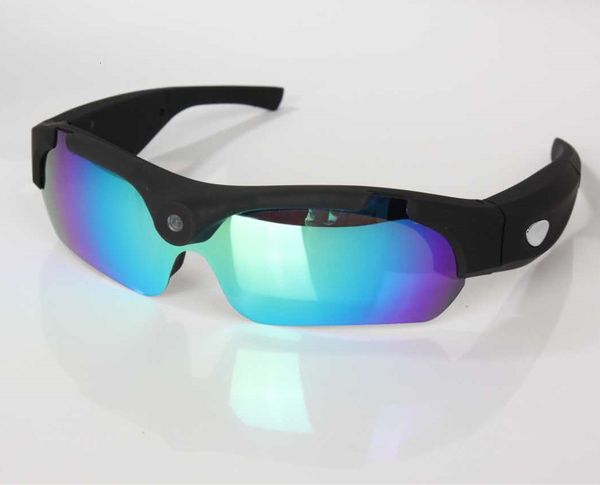 

digital sports mountaineering and riding recorder 1080 hd camera glasses intelligent sunglasses, White;black