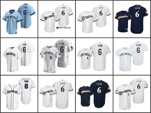 

milwaukee brewers men 6lorenzo cainh women youthjersey, Black;red