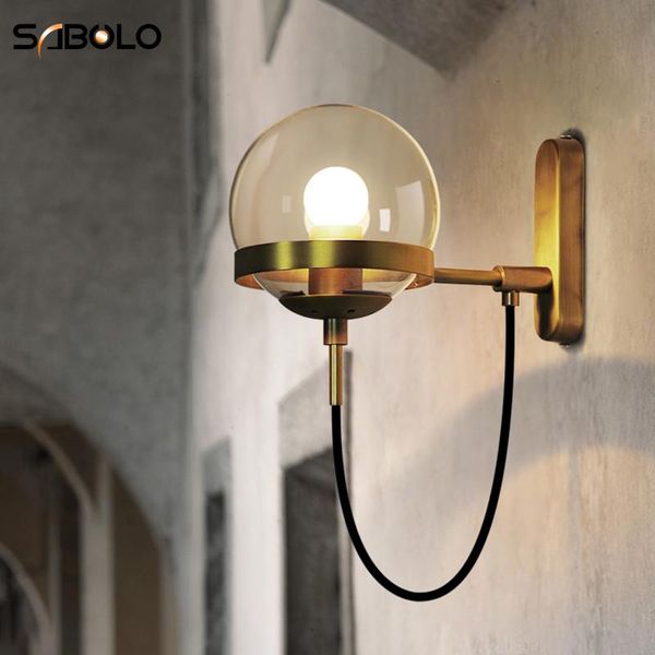 

wall lamp industrial e27 sconce lights retro loft light plated indoor lighting home bedroom restaurant