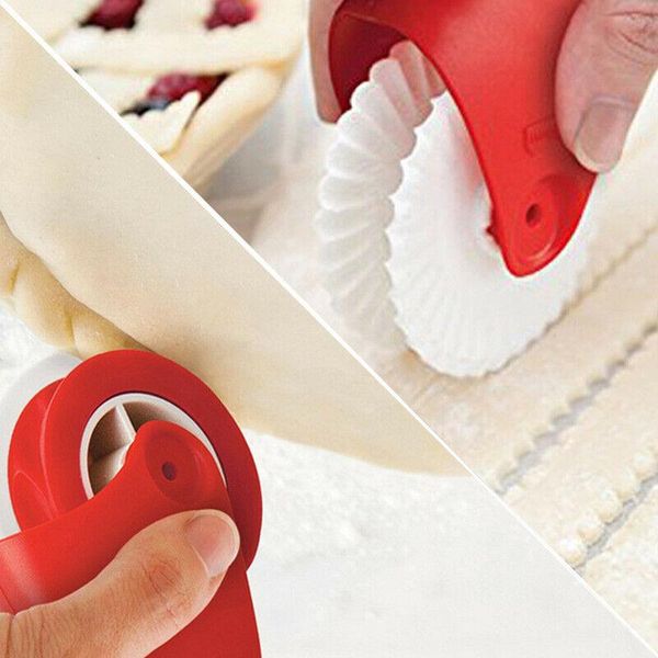 

pastry pizza wheel cut tools household knife cake lattice waffle cookies kitchen baking cutter acces &