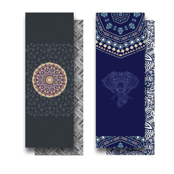 

yoga towel double-sided printed 185*65cm sweat-absorbent non-slip exercise mat pilate fitness dance blanket blankets