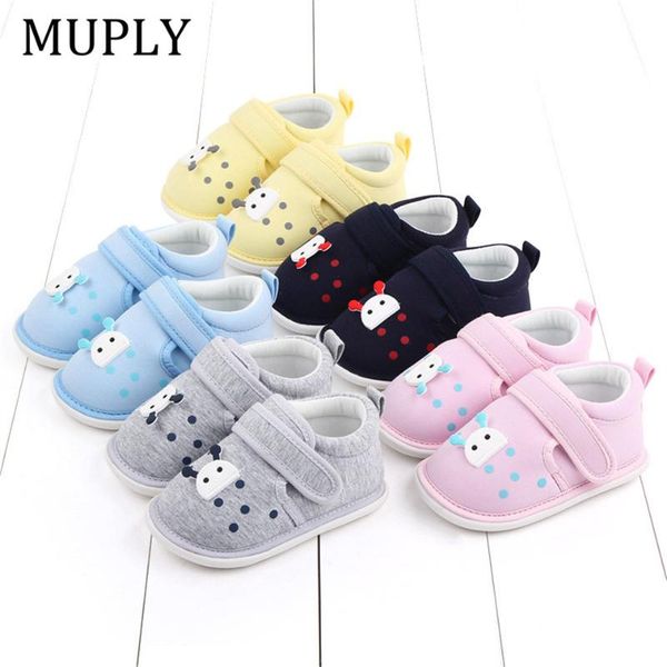 

first walkers rubber hard sole baby shoes for born spring autumn cute animal pattern walker anti-slip infant toddler 0-24m