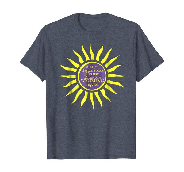 

riverton wyoming total solar eclipse shirt, aug 21 sun tee, White;black