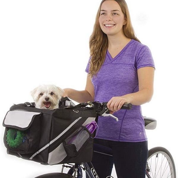 

pet bicyce carrier bag puppy dog cat sma anima trave bike seat for hiking cycing basket accessories