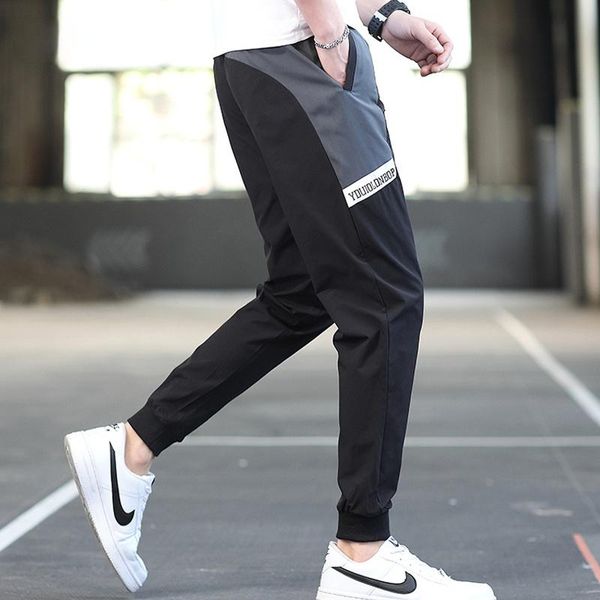 

men's pants casual sweatpants men black hip hop slim fit male joggers trousers fashion streetwear bodybuilding pencil 4xl