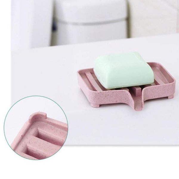 

bathroom storage & organization soap holder rack box plate tray container case degradable drain