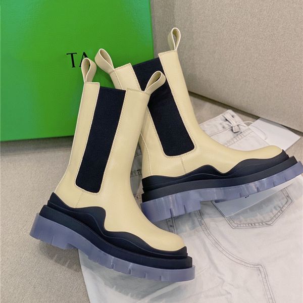 

women chunky heel ankle boots woman shoes autumn brand designer chelsea boots female platform boot lasdies fashion combat boots, Black