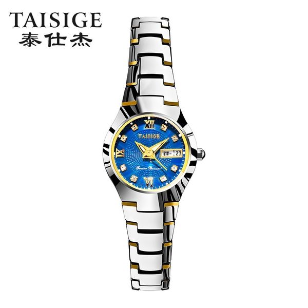 

selling business men's watch men's and women's suit stainless steel bezel high-end party temperament, Silver