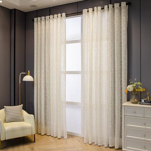 

curtain & drapes melunmhom white relief cherry all- tulle curtains for bedroom living room window screens panels kitchen custom made sh