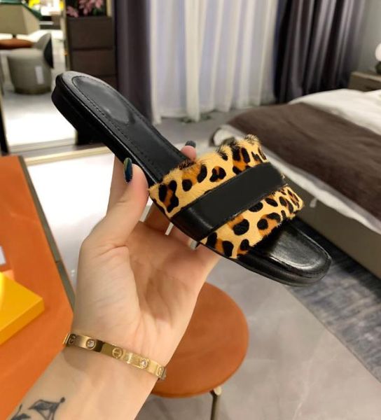 

designer summer beach slippers fashion loafers lazy flat baotou flops leather letters lady cartoon slides women shoes metal ladies sandals, Black