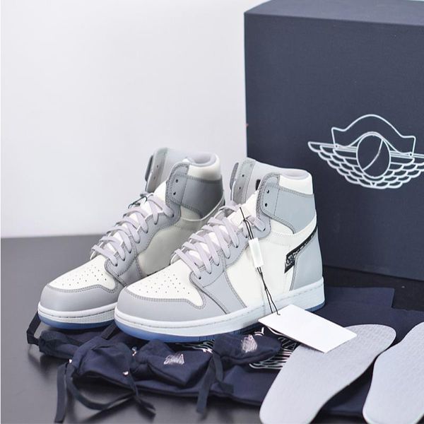 

limited jumpman shoes 1 trainers basketball edition luxury designer gray outdoor original upper 1s white sneakers accessories shoebox vnvrk, Black
