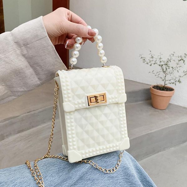 

evening bags 2021 women pvc shoulder strap bag handbag purses solid color ladies mobile phone card holders wallet pockets for girls