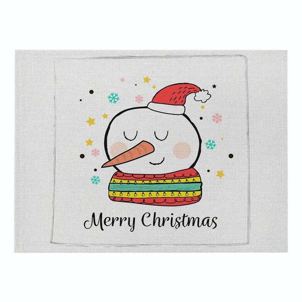 

mats & pads fuwatacchi christmas dining table mat printed insulation deskstability placemats kitchen decoration accessories