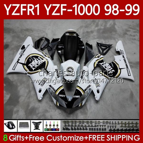 YAMAHA YZF-R1 YZF-1000 YZF R1 1000 CC 98-01 KAZANIMI 82NO.14 YZF R1 1000CC YZFR1 98 99 00 01 YZF1000 1998 1999 2000 2001 OEM FUARLARI SICK Lucky Strike