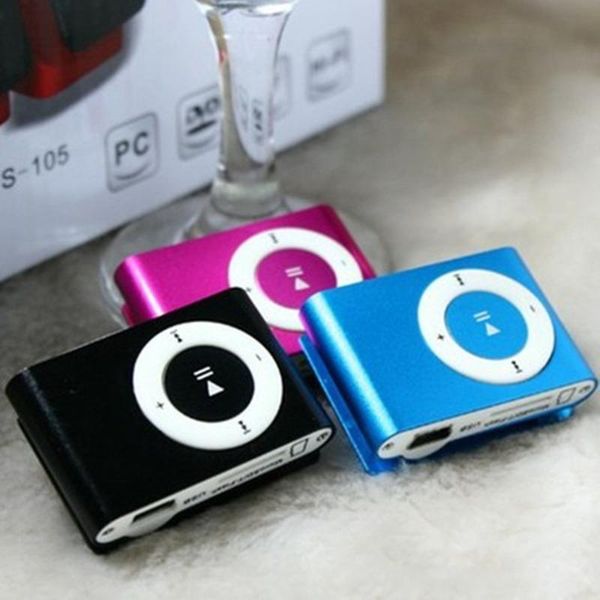 

metal mini clip mp3 player sport digital music support tf card usb 2.0 with 3.5mm headphone jack & mp4 players