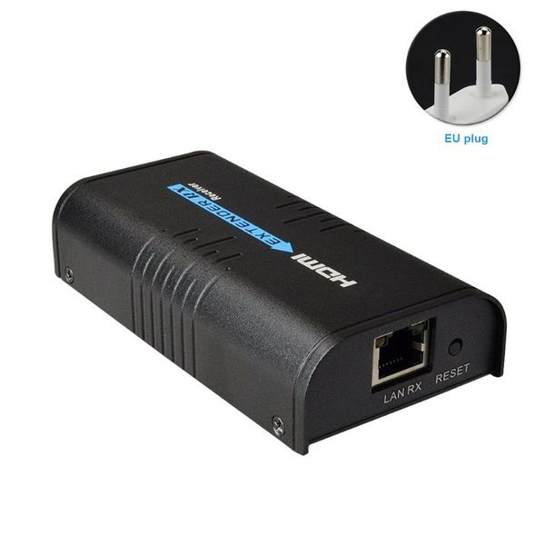 

audio cables & connectors 120m 1080p ethernet rj45 over ip signal transmitter receiver cat5 cat6 cat5e for dvd network extender hd electroni