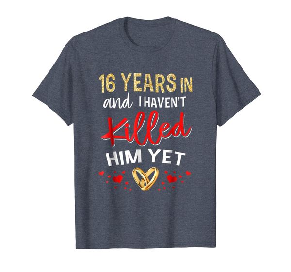

16th Wedding Anniversary Gifts for Her Just Married T shirt, Mainly pictures