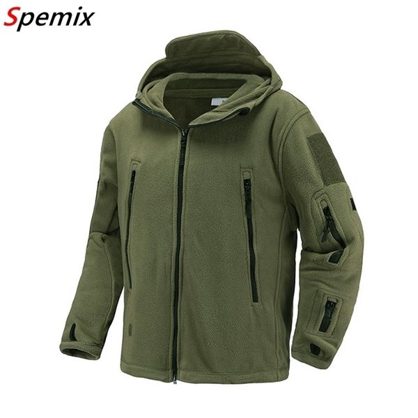 US UK Military Fleece Taktische Jacke Männer Thermal Warm Mit Kapuze Mantel Im Freien Pro Softshell Wanderung Oberbekleidung Armee Jacken 211126