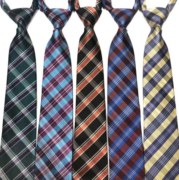 

men's tie british plaid business suit, Blue;purple