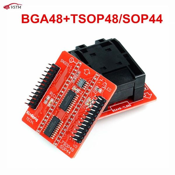 

professional bga48 adaper with tsop48/sop44 base board adapter support for tl866 series programmer tl866ii plus originally diagnostic tools