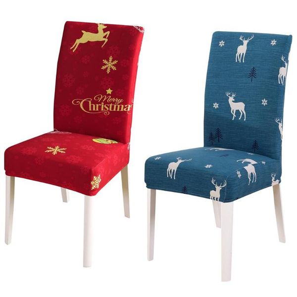 

chair covers christmas elastic cover dust-proof soft protection case seat slipcovers for dining room el banquet home